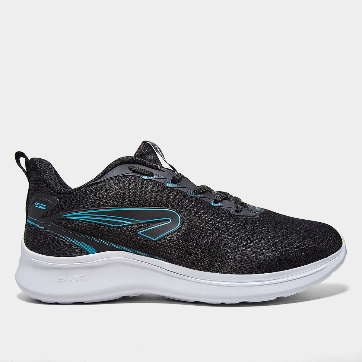 Miniatura Tênis Rainha Fire Feminino Preto+Azul - 34