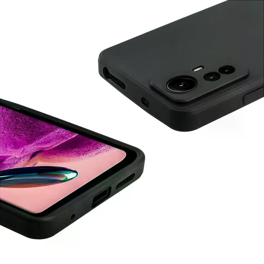 Miniatura Kit Capa Silicon Veloz E Película Hydrogel Hd Para Xiaomi Redmi Note 12s - Gshield