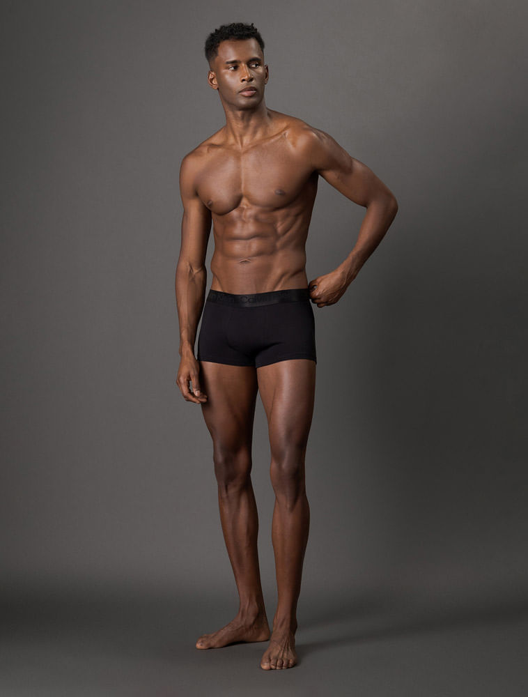 Miniatura Cueca Low Rise Trunk Pima Cotton Calvin Klein Underwear - Preto Cueca Low Rise Trunk Pima Cotton Calvin Klein Underwear Preto g