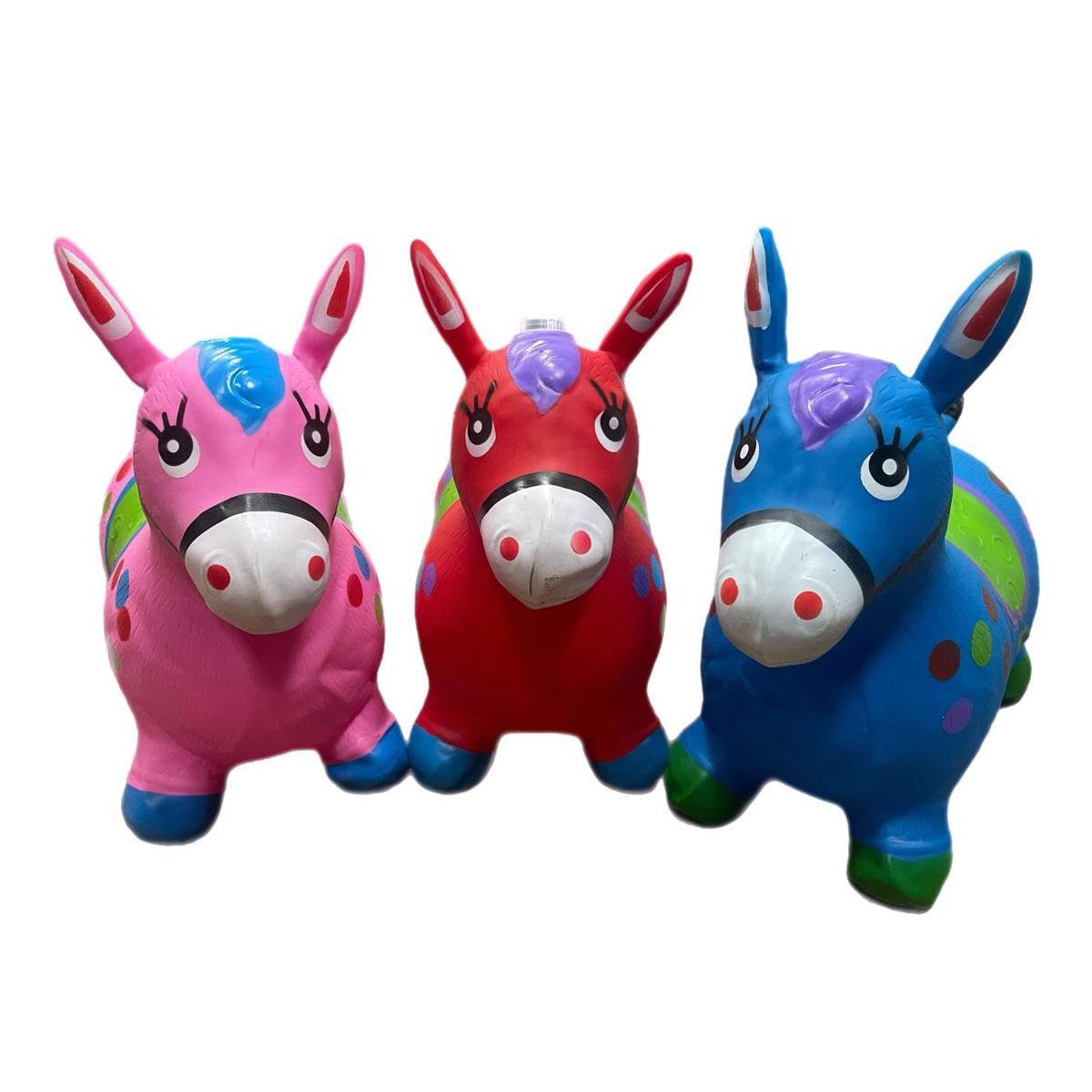 Miniatura Cavalinho Upa Upa Pula Pula Com Musica Pocoto Burro Infantil