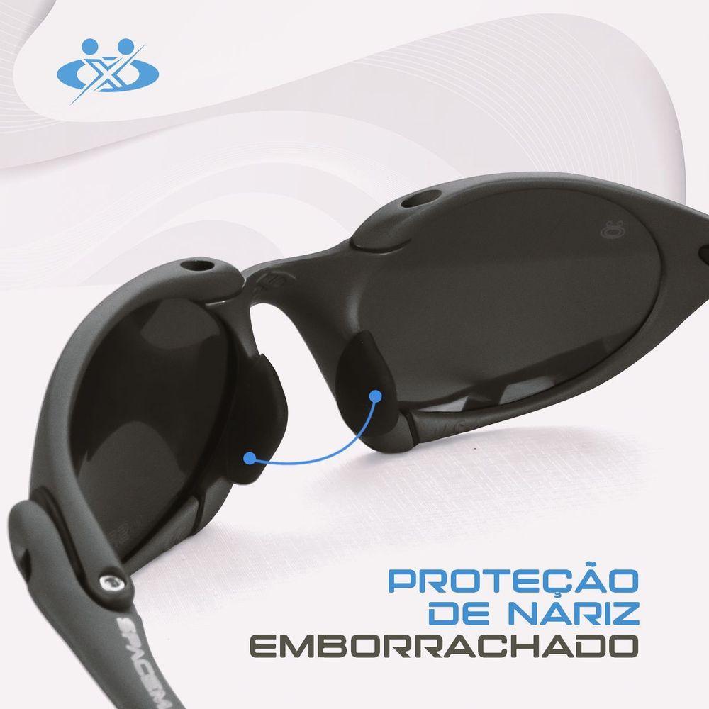 Oculos Sol Lupa Mandrake Proteção Uv Metal Case Qualidade Premium Polarizado Black Iridium Casual