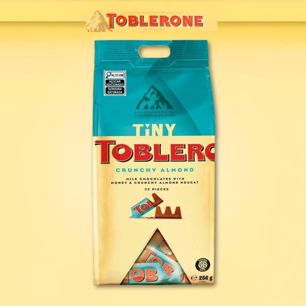 Miniatura Mini Toblerone Tiny Crunchy Almond Bag 256G