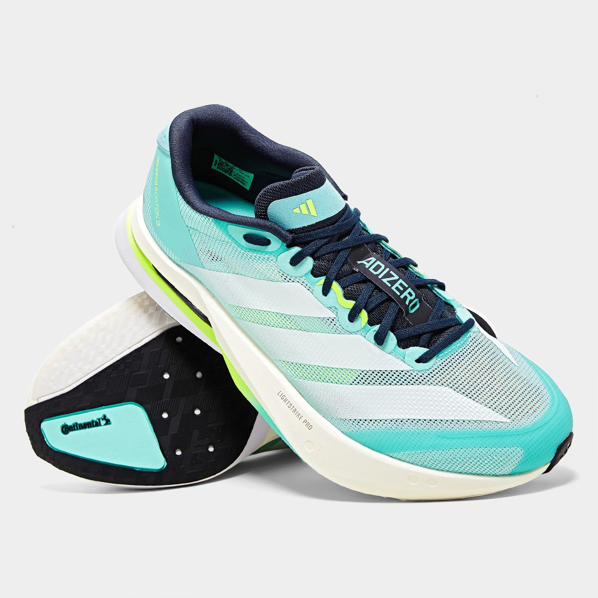 Miniatura Tênis Adidas Adizero Boston 13 Masculino Azul Turquesa - 38