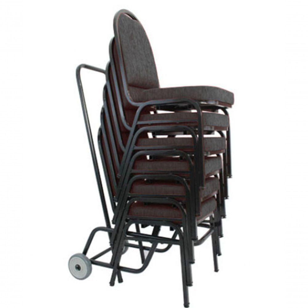 Miniatura 06 Cadeiras Para Hotel E Auditório Linha Hotel Preto