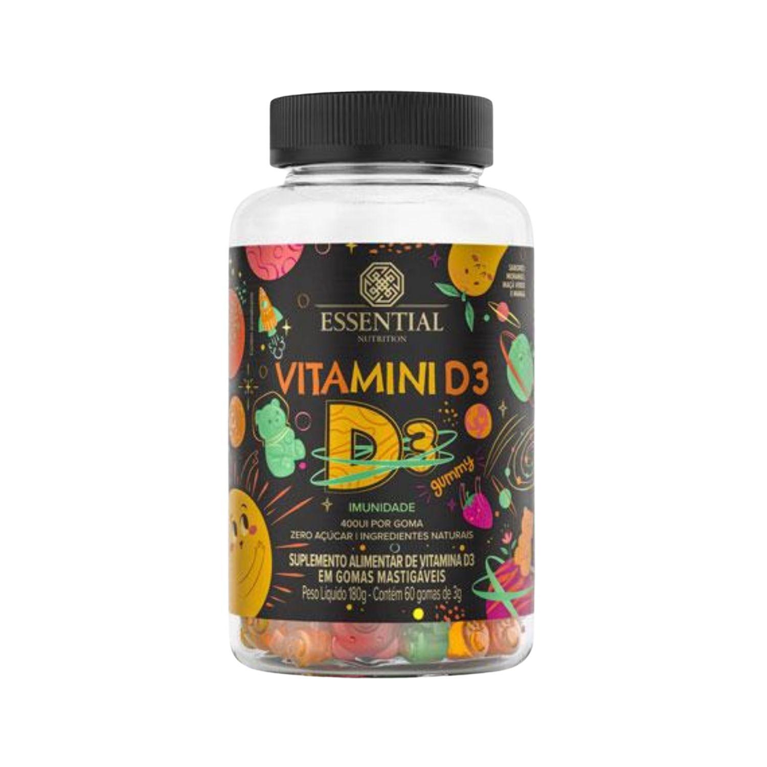 Miniatura Vitamini D3 Gummy 400Ui 60 Gomas Essential Nutrition