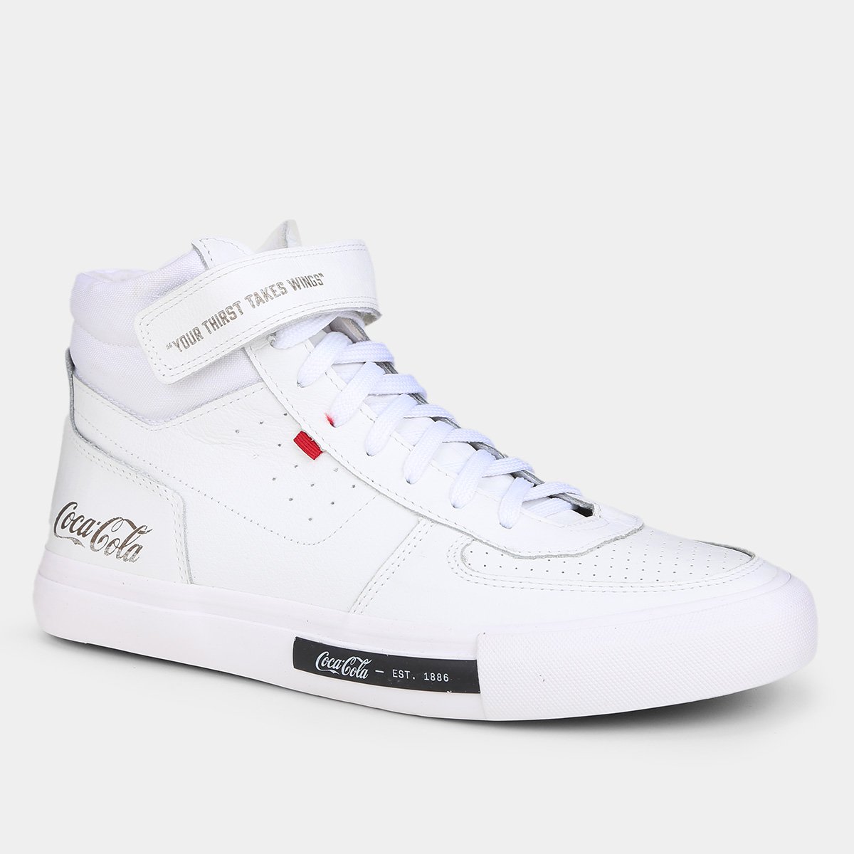Miniatura Tênis Coca-Cola Rocket Select Masculino Branco - 38