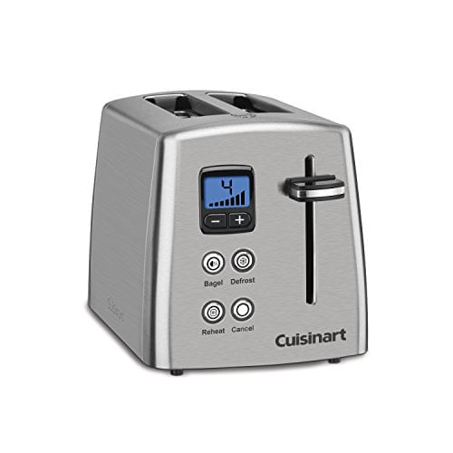 Miniatura Torradeira Elétrica Cuisinart CPT415 2 Fatias Aço Inoxidável Prateado 110V