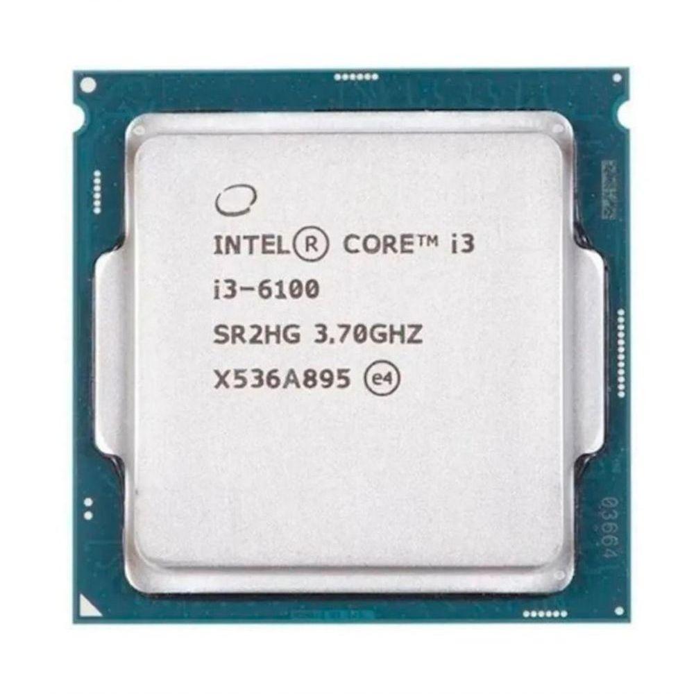 Miniatura Processador Intel Core I3 6100 3.7 Ghz 3mb-1151 6ª Geração C-placa De Video Integrada (oem)