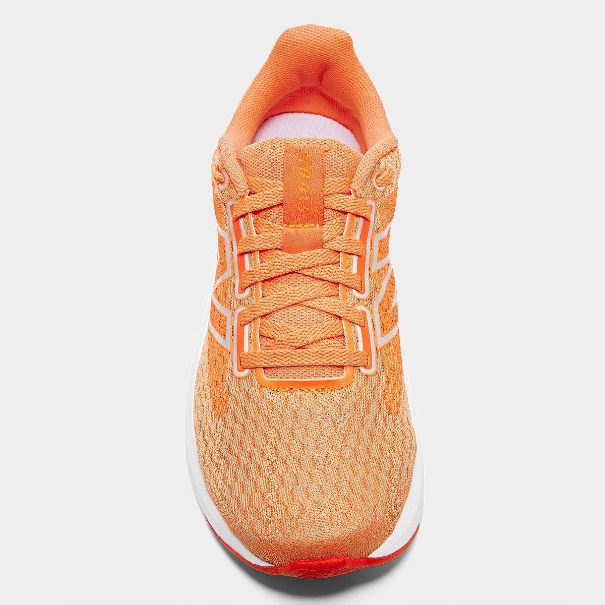 Miniatura Tênis New Balance 413 V3 Feminino Laranja+Branco - 34