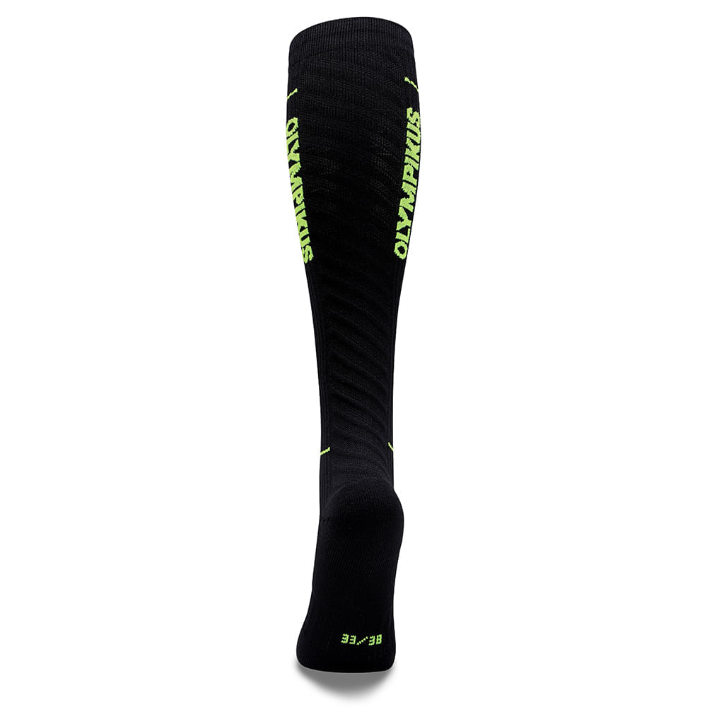 Miniatura Meia Compressão 3/4 Olympikus Feminina Preto - 33-38