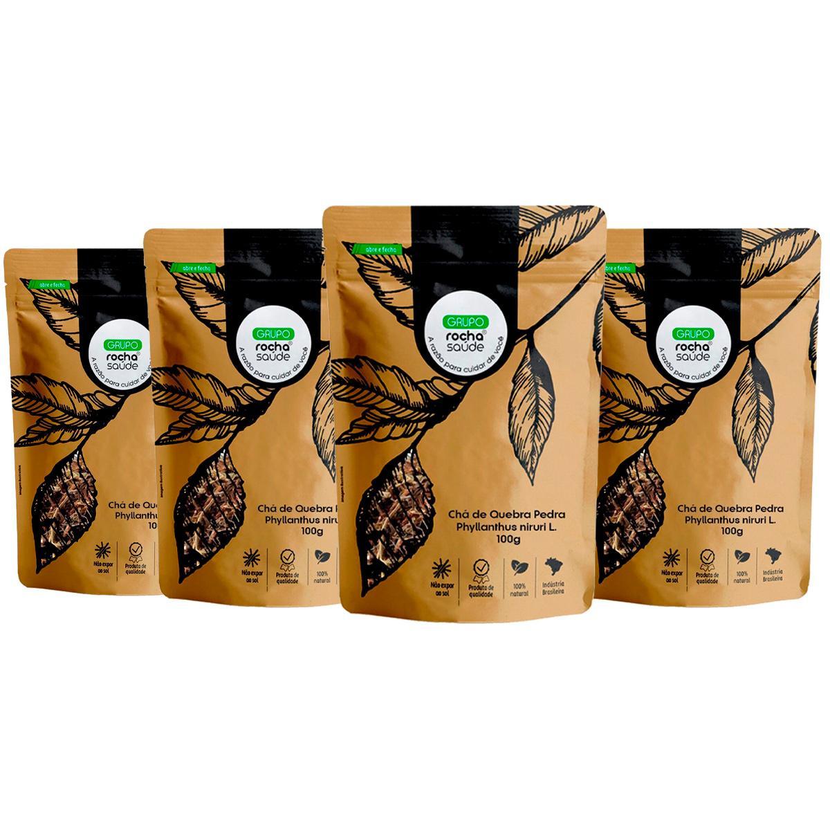 Miniatura Kit 4 Pct Chá De Quebra Pedra - Phyllanthus Niruri L. - 100G