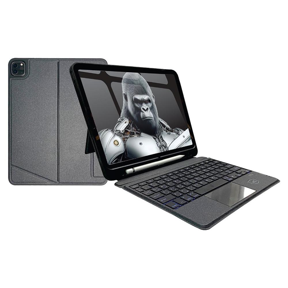 Capa para iPad de 10.9" e 11" com Teclado Touchpad, suporte