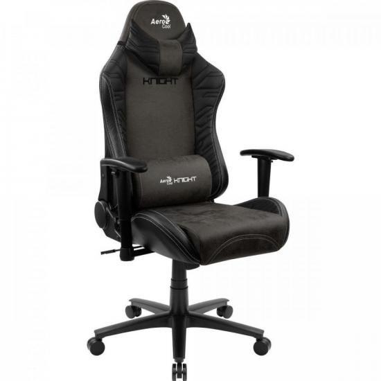 Miniatura Cadeira Gamer Knight Iron Black Reclinável Aerocool Preta Preto - Cadeira - Aerocool - Gamer