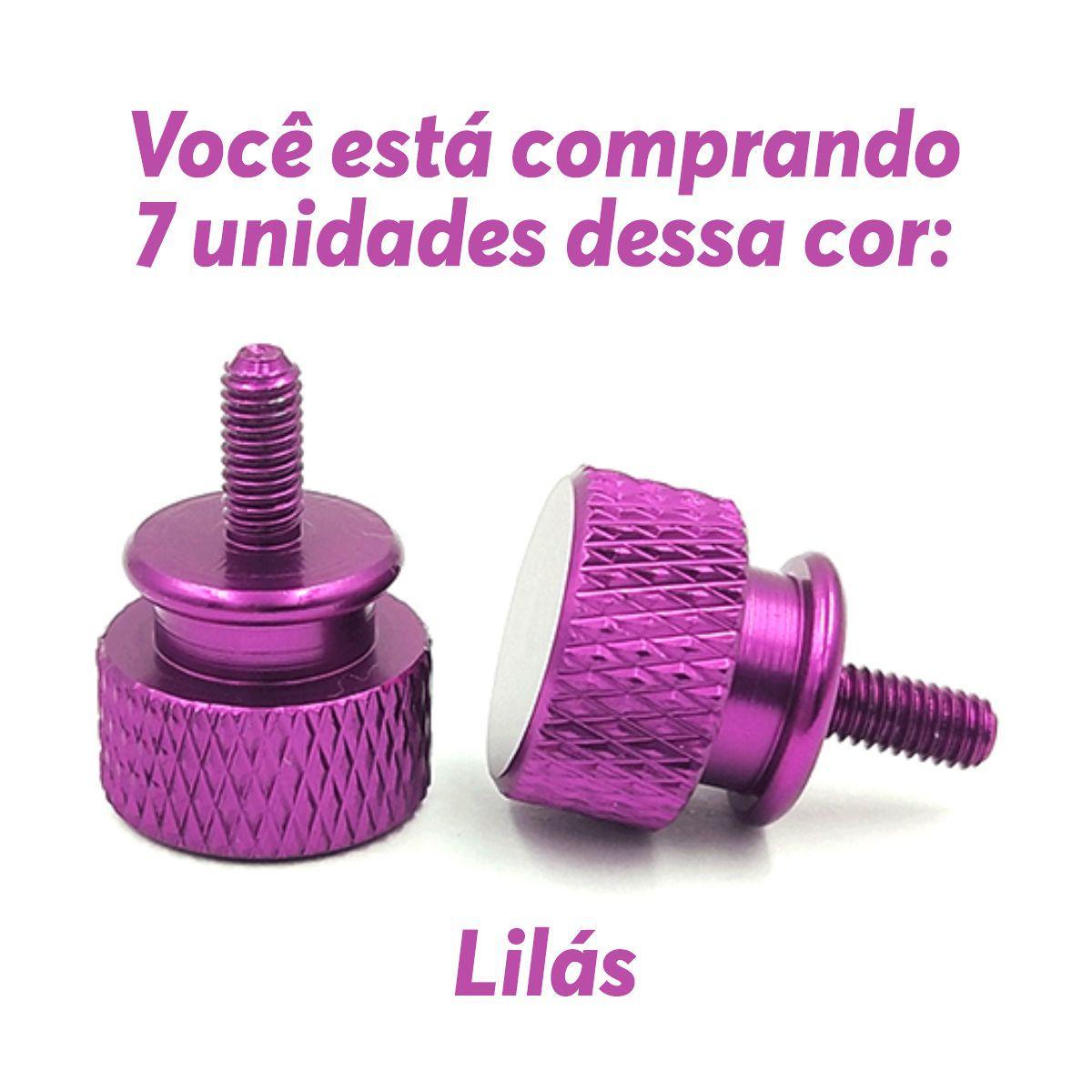 Miniatura Kit 7X Parafuso Para Pc Gamer Colorido Gabinete Computador