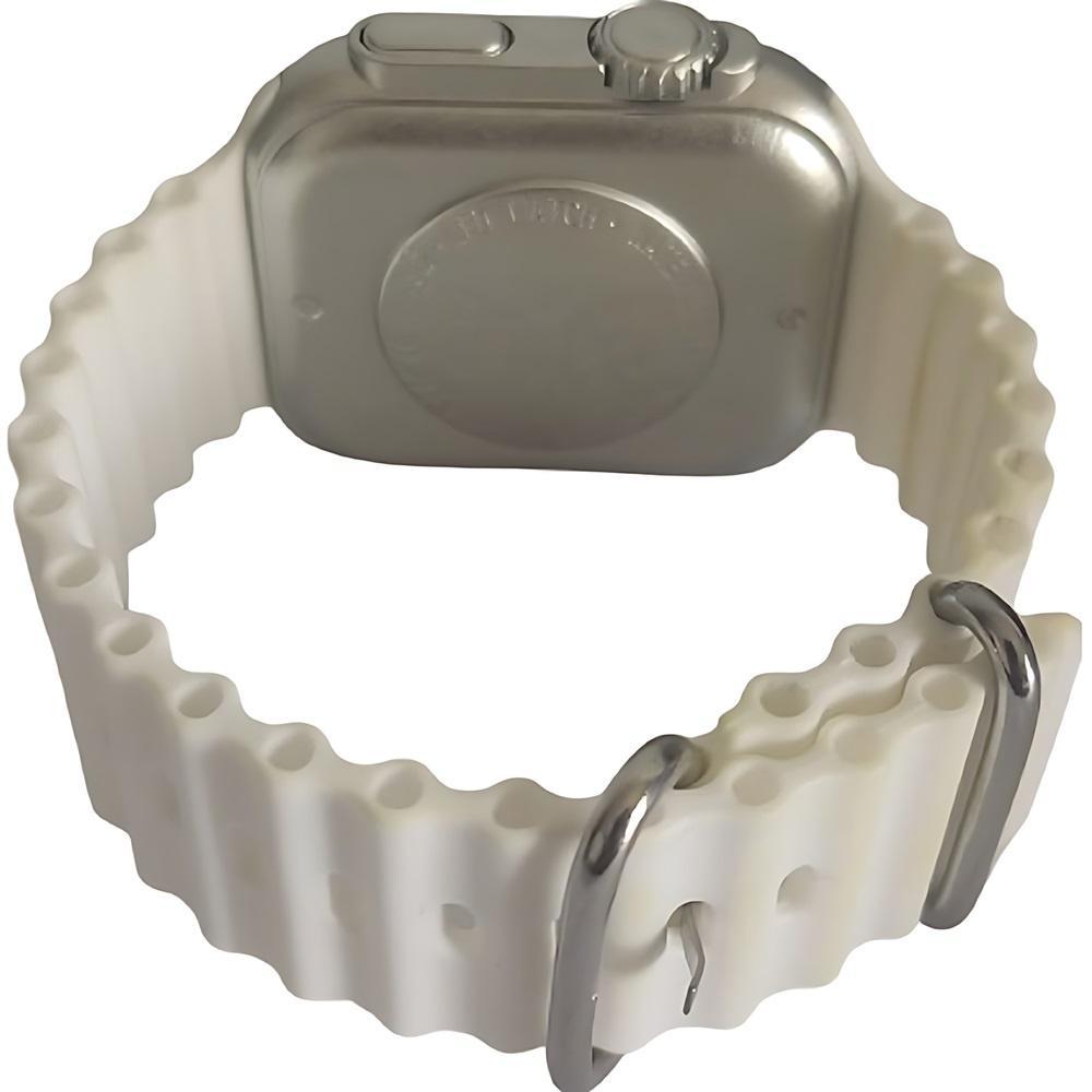 Miniatura Relogio Branco De Pulso Jovens Visor Led Exclusivo Moda 2025