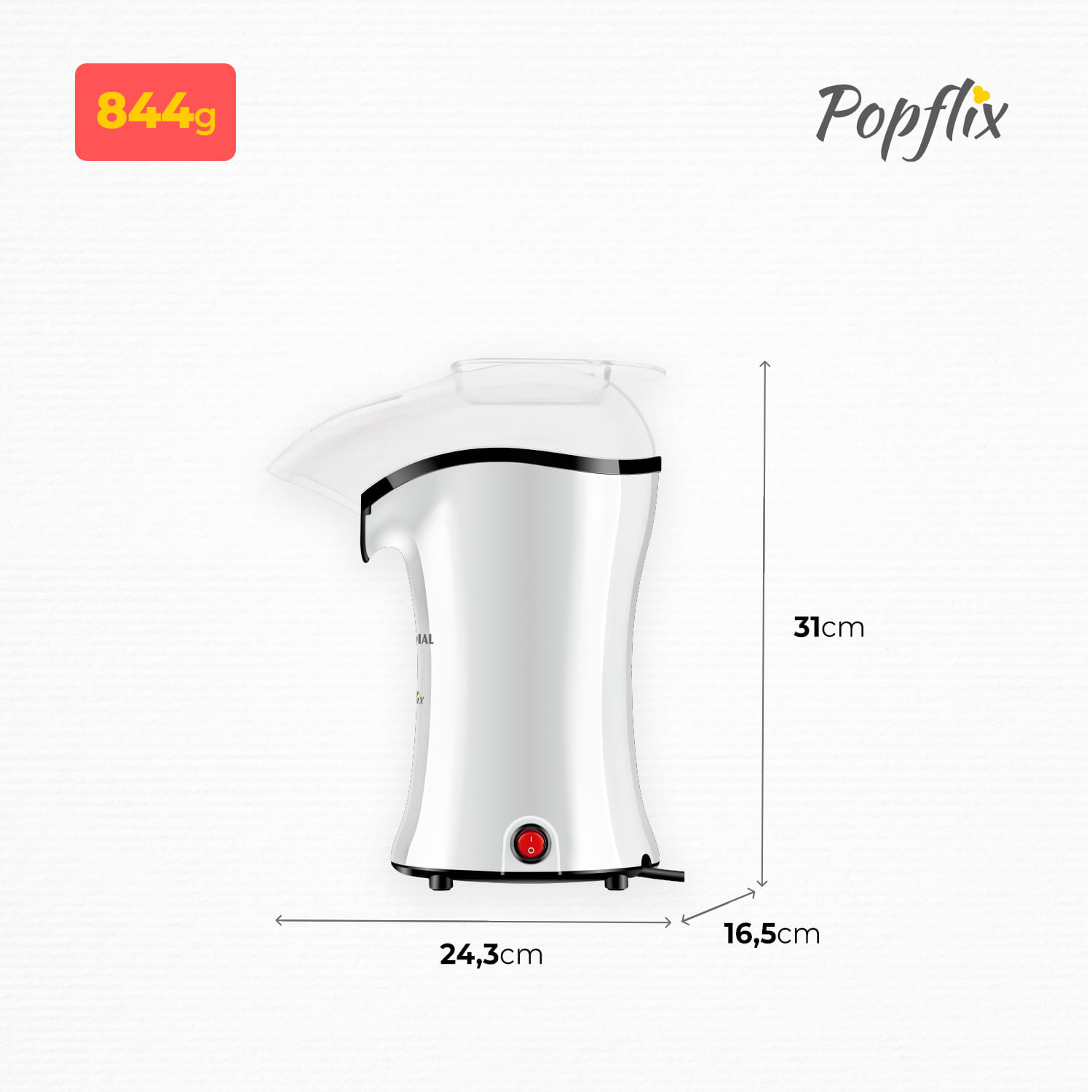 Pipoqueira Mondial  Popflix PP-04 PIPOQUEIRA-127V-BRANCO