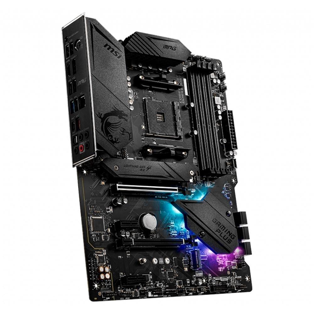 Miniatura Placa-Mãe MSI MPG B550 Gaming Plus, AMD AM4, ATX, DDR4, Preto - MPG B550 GAMING PLUS
