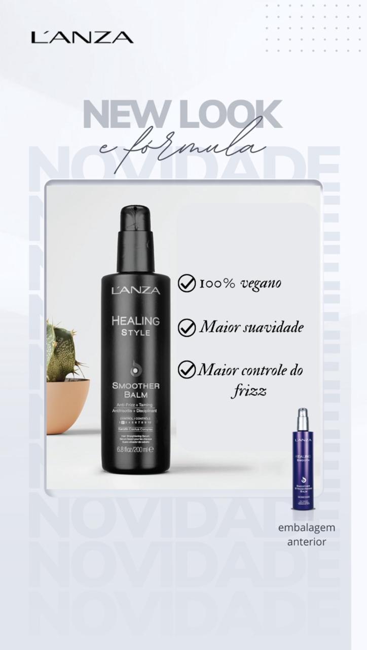 Miniatura Lanza Healing Style Smoother Balm - Anti-Frizz 200Ml
