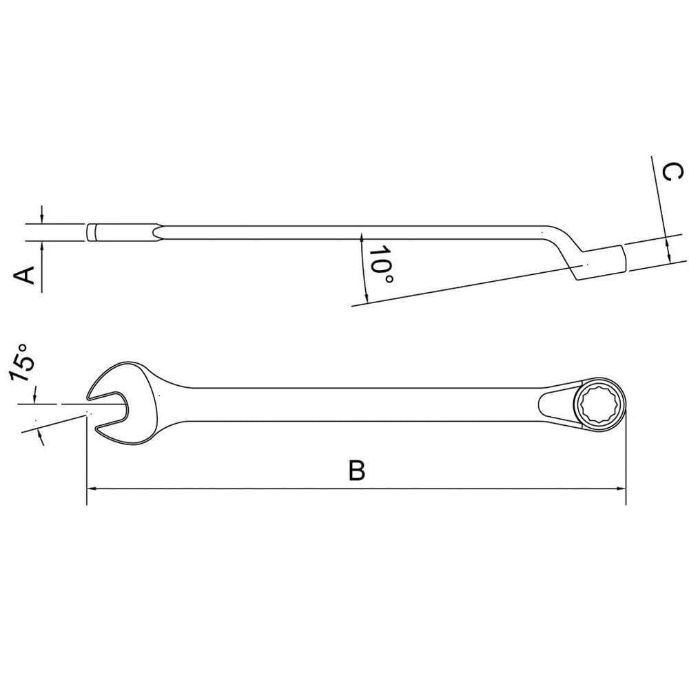 Miniatura Chave Combinada Tramontina Pro 1.5/16” – 44670/118