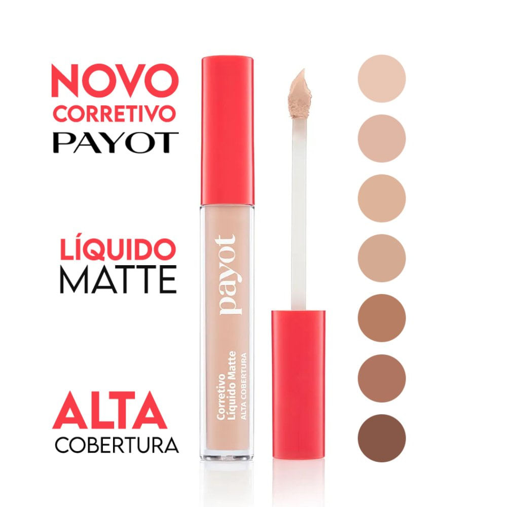 Miniatura Corretivo Líquido Matte Payot Chérie Alta Cobertura Cor 2 4g