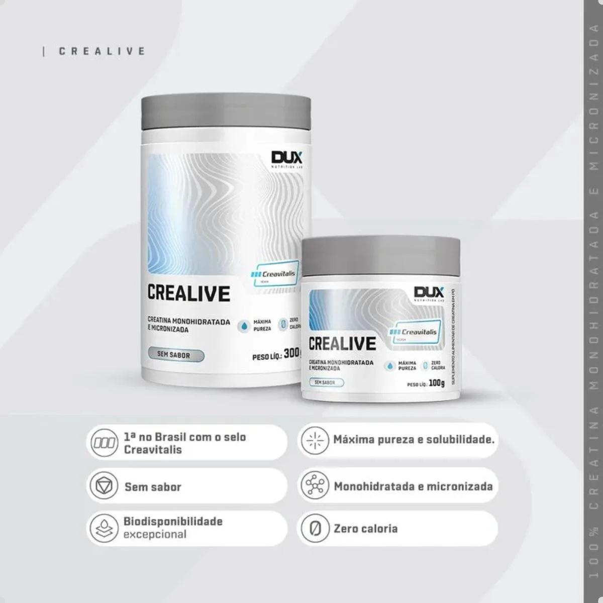 Miniatura Creatina Crealive (Creavitalis) 100G - Dux Nutrition