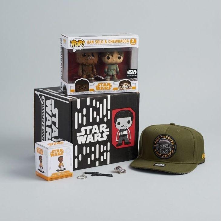 Miniatura Funko Pop Star Wars Box Smugglers Bounty Han Solo