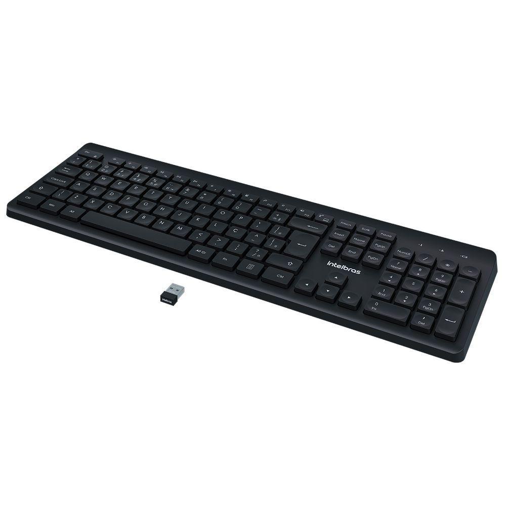 Miniatura Teclado Intelbras Tsi50 Sem Fio Preto