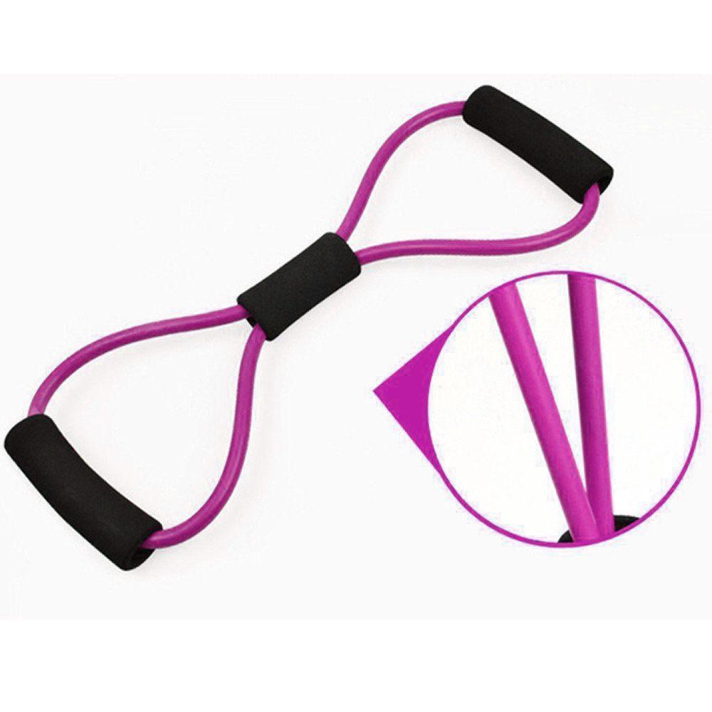 Elástico Extensor Exercício Em Casa Yoga - Rosa