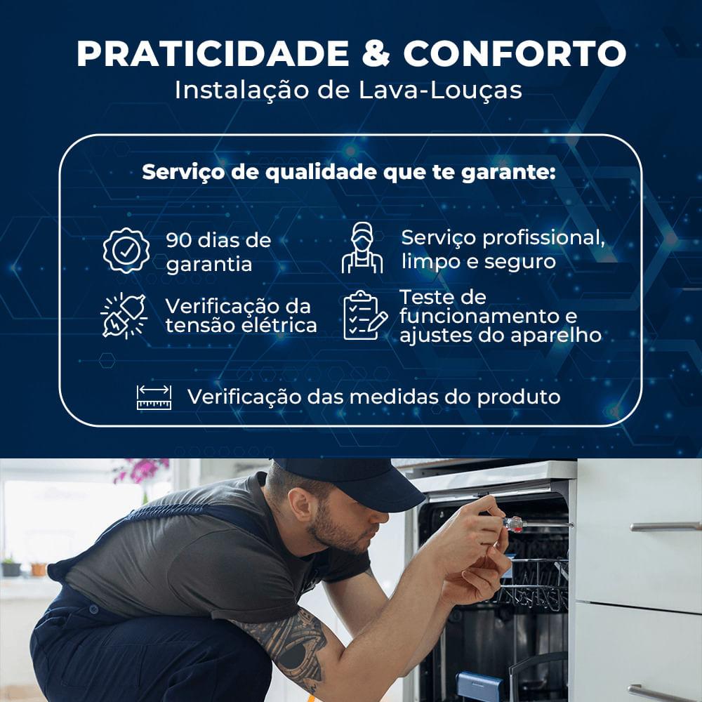 Lava-Louças Brastemp Branco Smart Sensor BLF61AB 220V