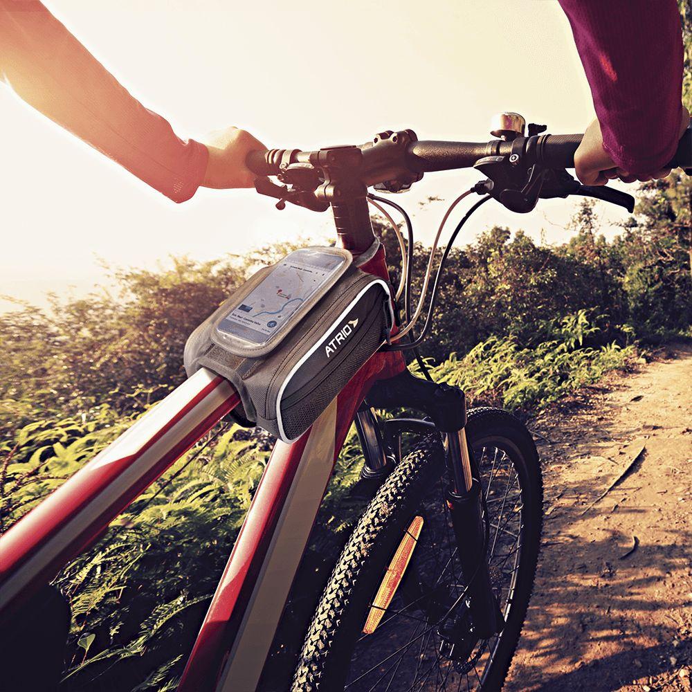 Miniatura Mini Alforge para Celular de até 5,5" Preto Atrio BI131