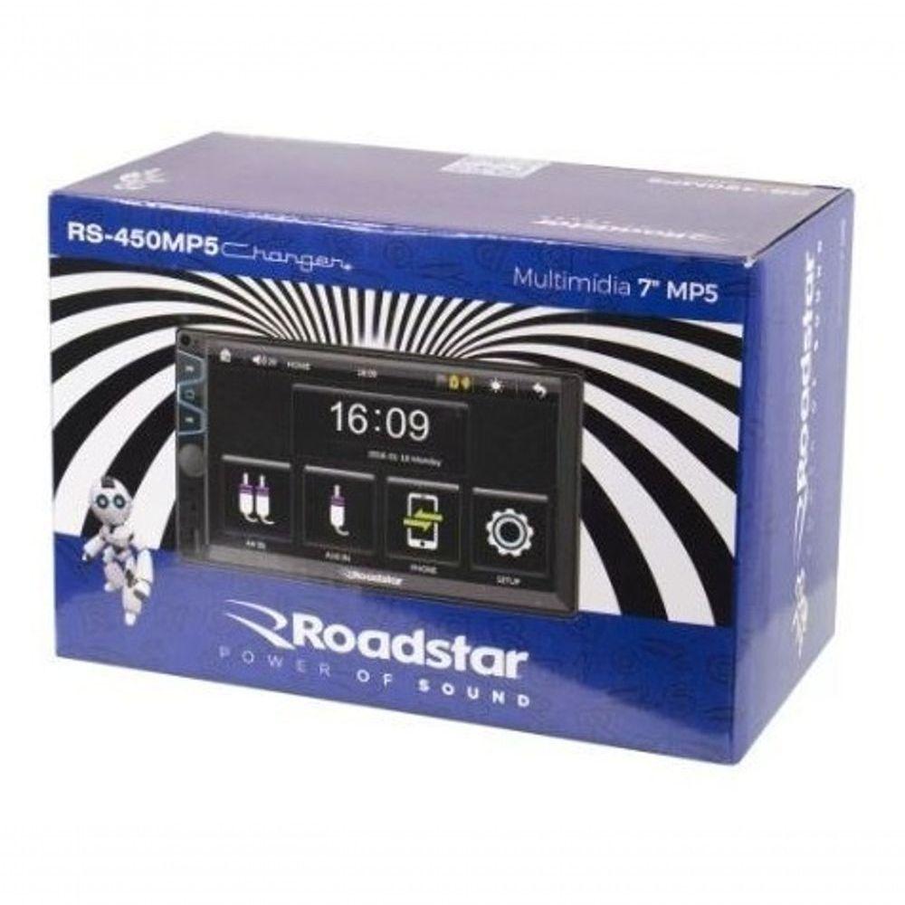 Miniatura Dvd 2 Din Central Multimídia Universal Mp5 Bt Espelhamento