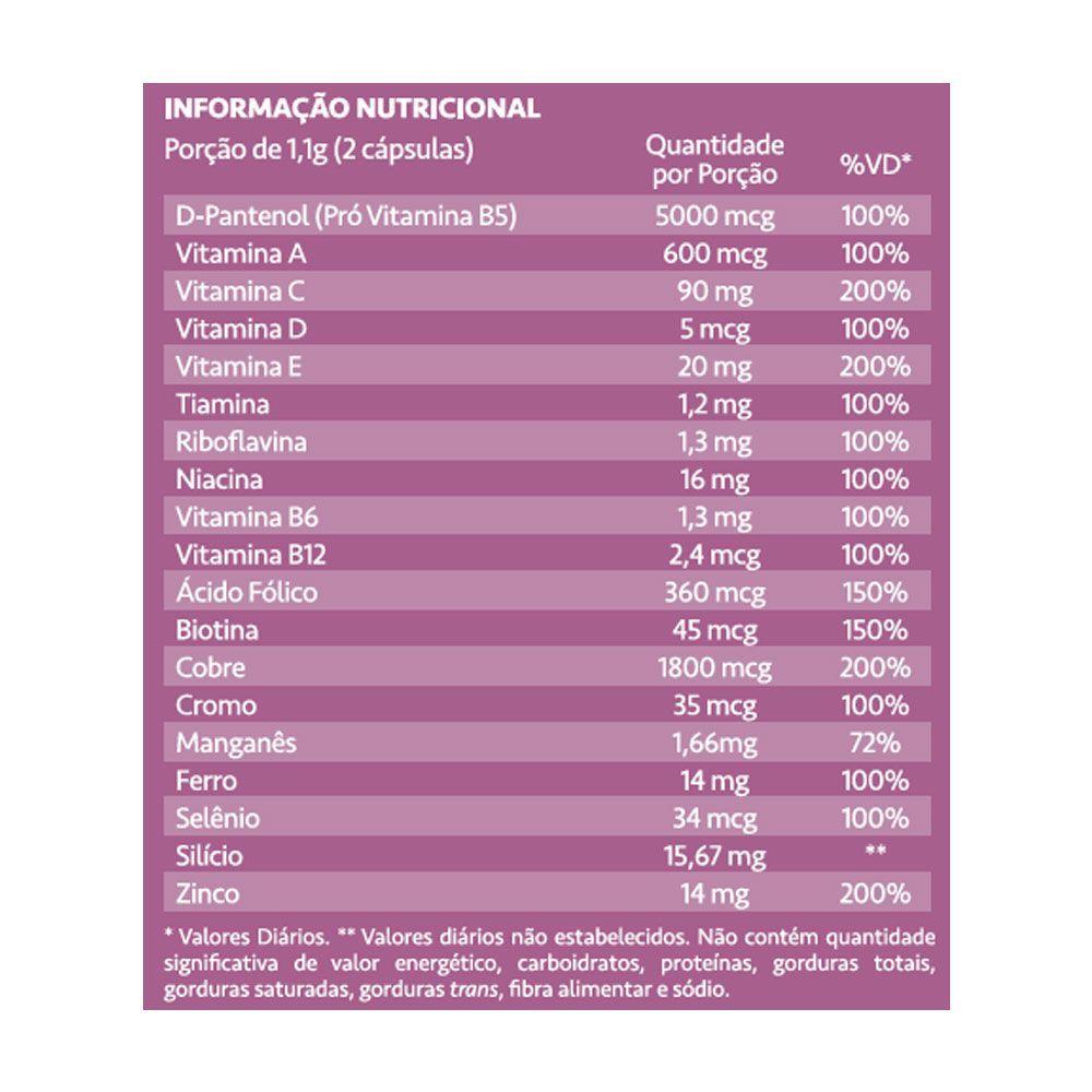 Miniatura Hairskin Supreme D-pantenol + Biotina Maxinutri 60 Cápsulas