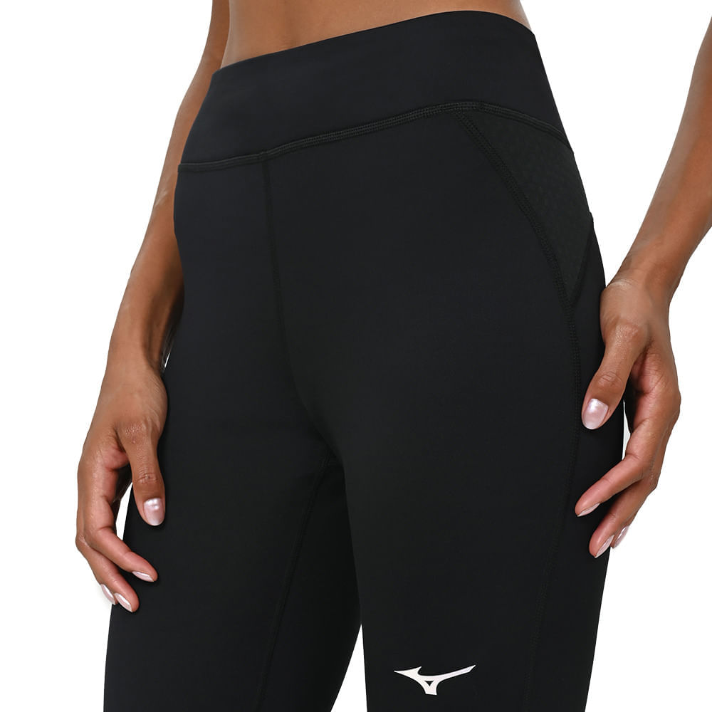 Miniatura Legging de Treino Feminino Mizuno Warmalite G Preto