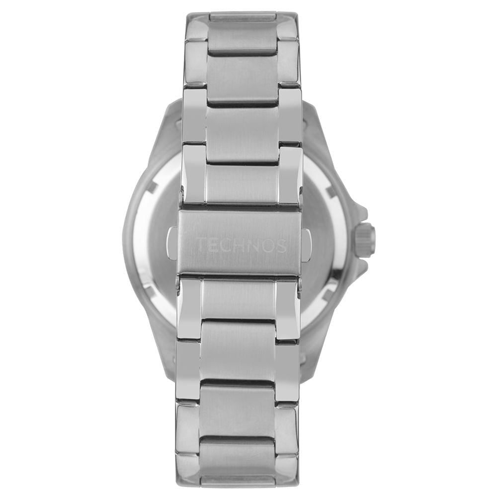 Miniatura Relógio Technos Masculino Acqua Prata - 2415ej/1a
