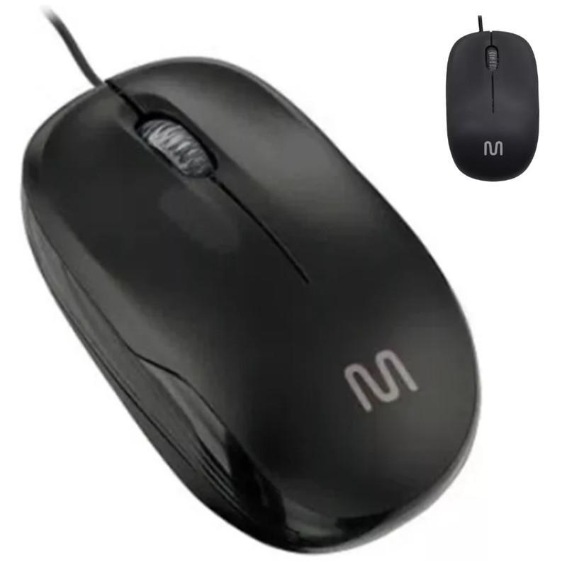 Miniatura Mouse Usb Multilaser Optico Com Fio Mo255