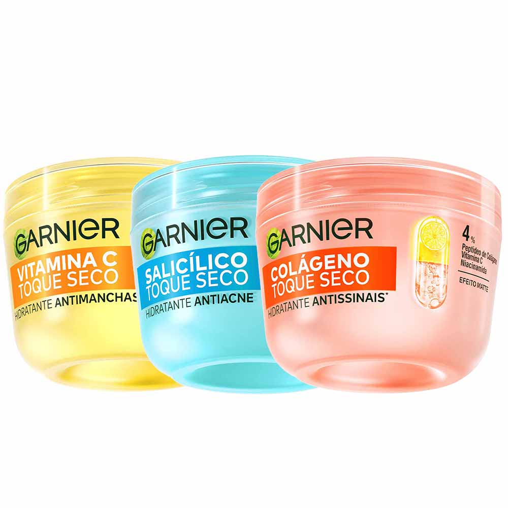 Miniatura Garnier Skin Kit - Hidratante Facial Antimanchas + Antiacne + Antissinais Kit