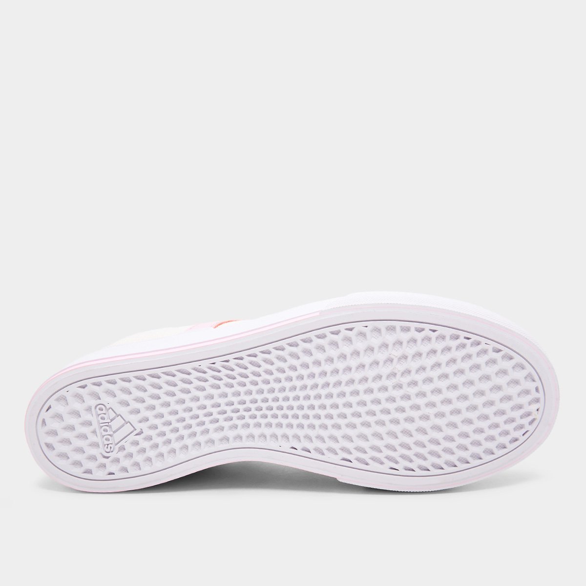 Miniatura Tênis Adidas Brava Platform Feminino Branco+Rosa - 34