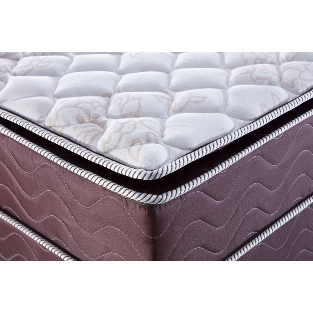 Miniatura Colchão Solteiro Espuma D40 188x88x24cm Classic C Pillow Montreal Branco/Marrom