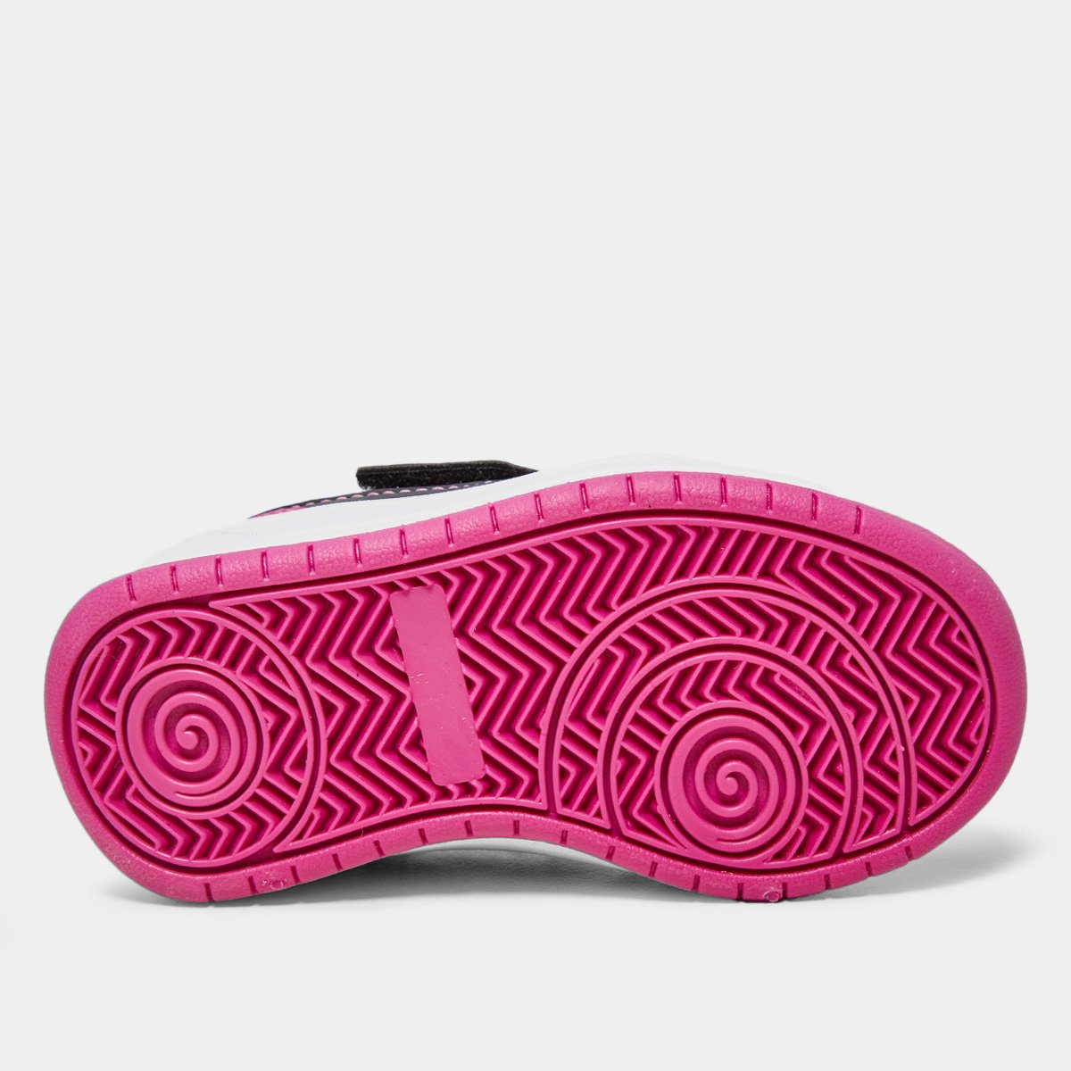 Miniatura Tênis Infantil Kurz Logo Flash Menina Preto+Pink - 20
