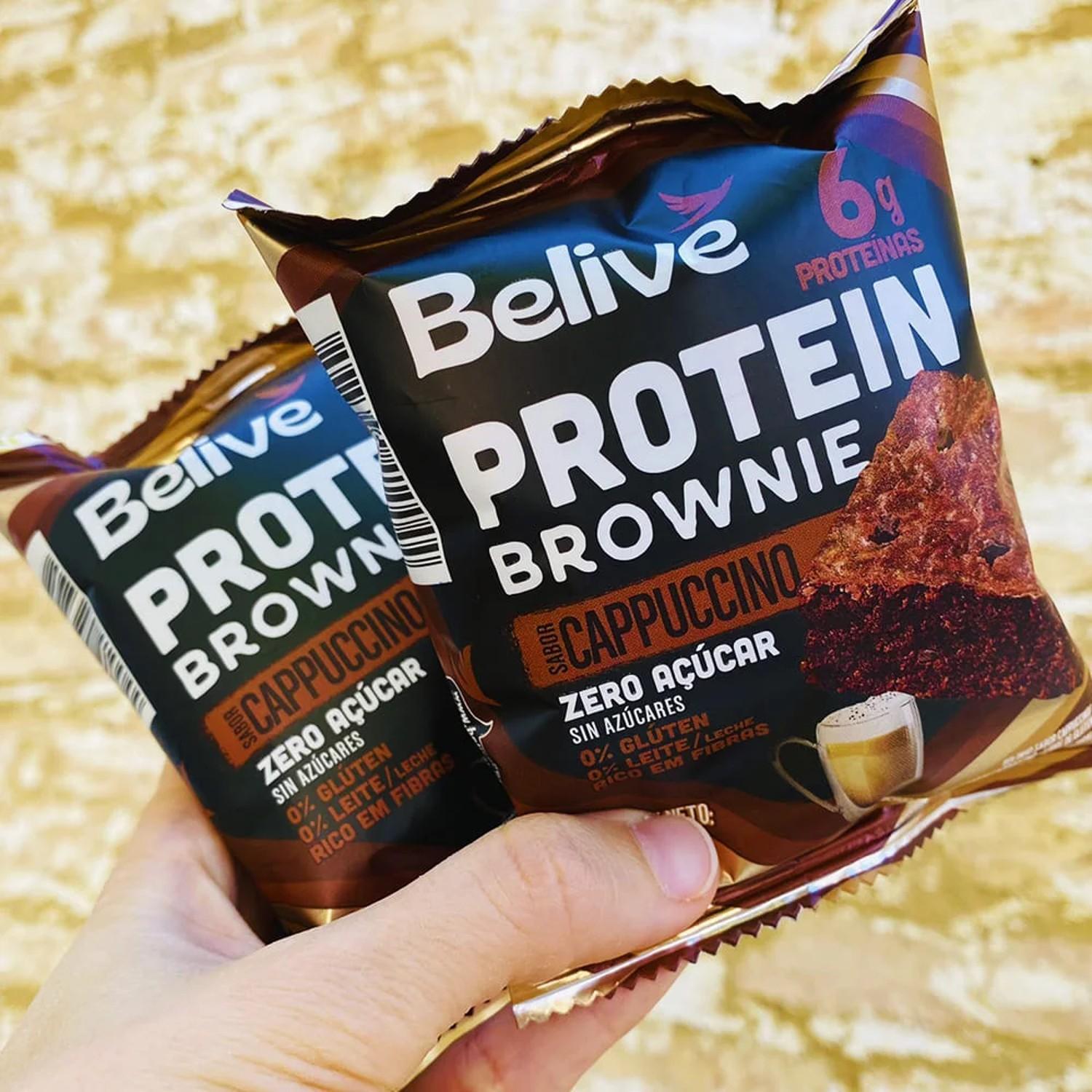 Miniatura Protein Brownie Cappuccino Belive Zero 40G (20 Unidades)