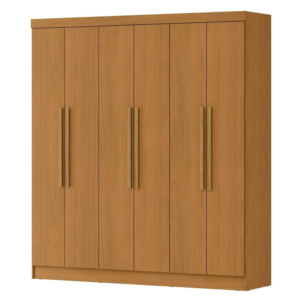 Miniatura Guarda Roupa Casal 6 Portas 2 Gavetas Lyon Yescasa Guarda-Roupa Casal 6 Portas 2 Gavetas Lyon Cinamomo