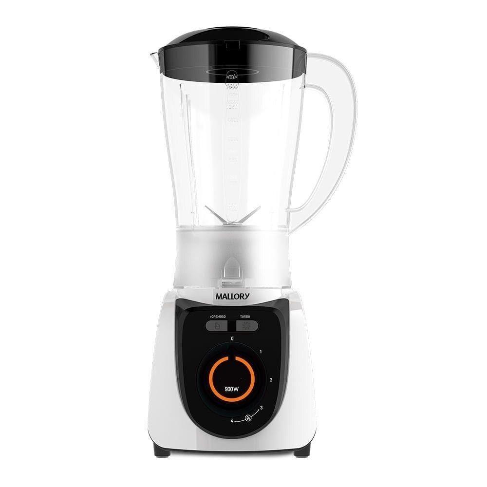 Miniatura Liquidificador Mallory 900w 4 Velocidades Branco 110V