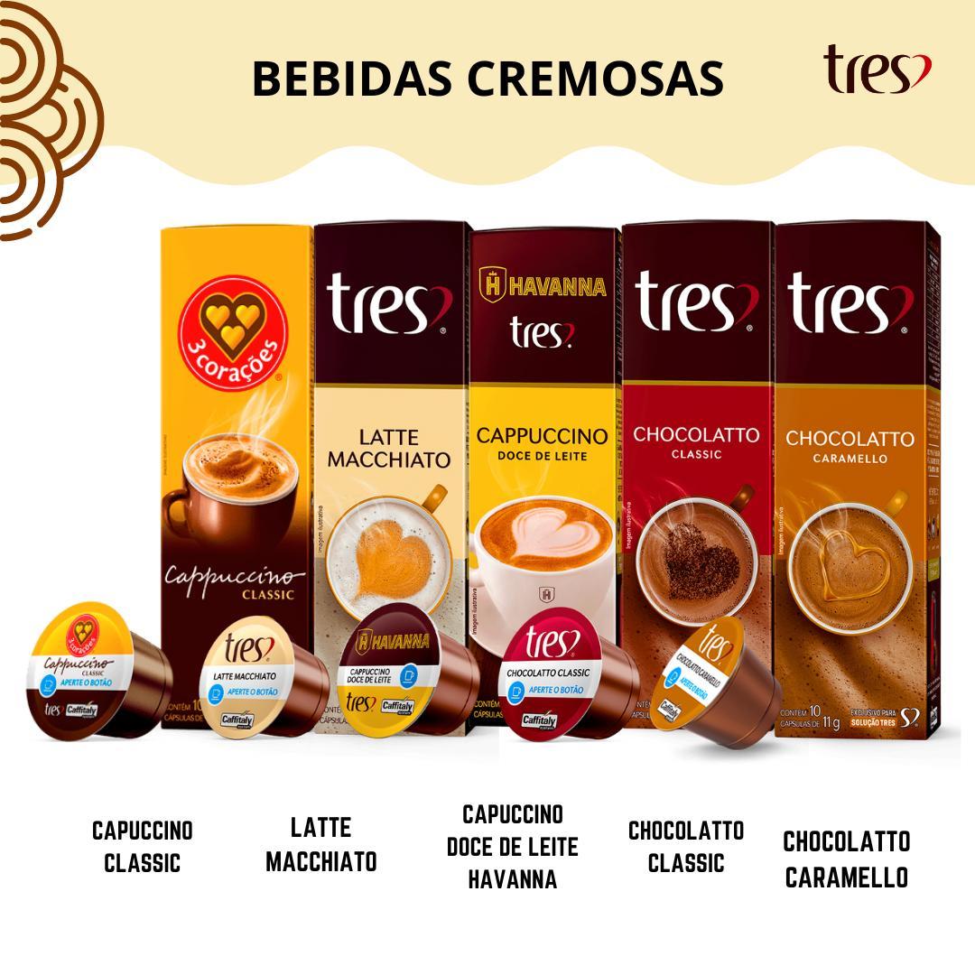 Miniatura Kit 50 Cápsulas Café Tres Corações -
