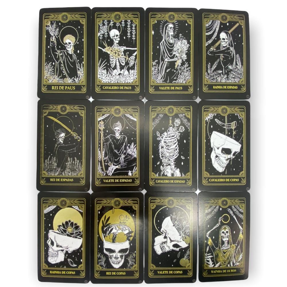 Miniatura Baralho O Tarot Negro 78 Cartas Com Manual Explicativo