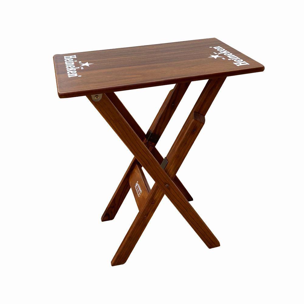 Miniatura Mesa Aparador Dobrável Madeira 68x43 Personalizada Hei Imbuia - Tarimatã