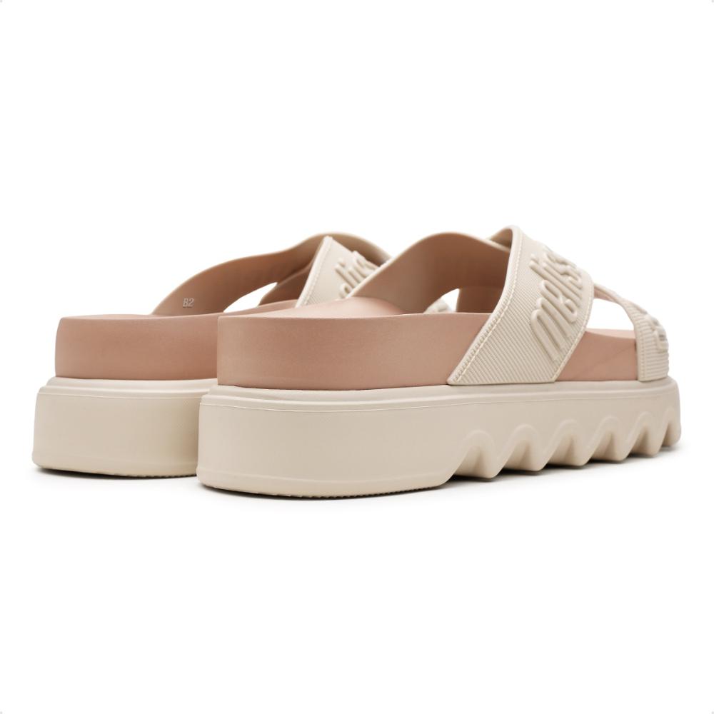 Miniatura Sandália Melissa Cross M-Lover Platform Feminina Bege / Nude - 33/34