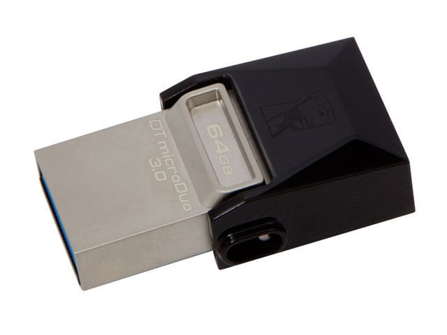 Miniatura Mini Pen Drive Smartphone 64GB Duo USB 3.0
