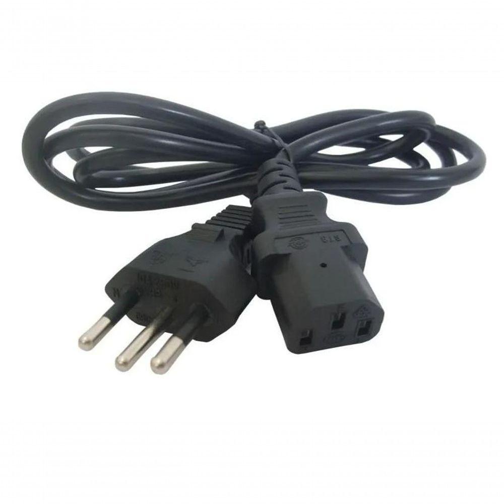 Miniatura Cabo Força Energia Tripolar P/ Cpu E Fontes 3,00 Metros