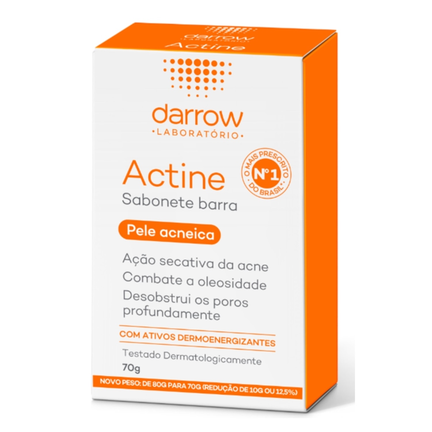 Miniatura Sabonete em Barra Actine Pele Acneica 70g