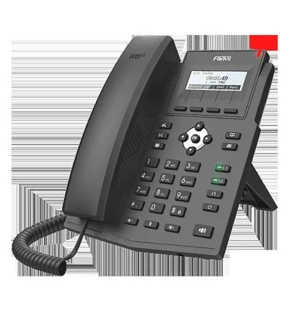 Miniatura Telefone Ip Fanvil X1S Fast Ethernet Sem Poe E Com Fonte